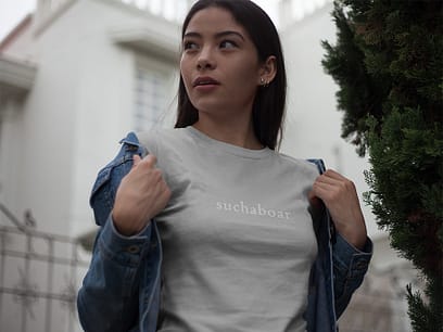 suchaboar-grey-shirt