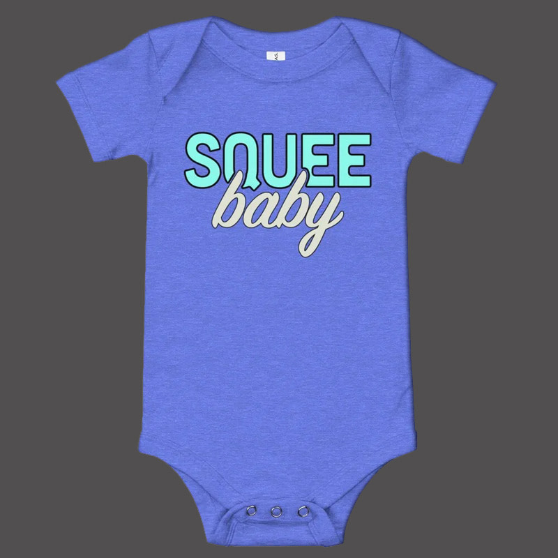 Squee-Baby Logo Onsie